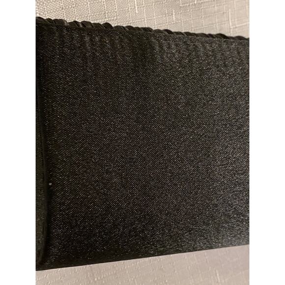 Women's Evening Formal Clutch Bag Purse Black with rhinestones rope strap EUC - Picture 6 of 13